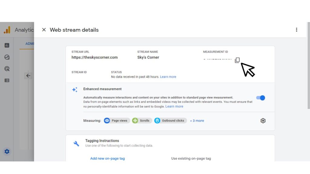 How to Add a New Website to Google Analytics? Set Up data stream and Measurement ID