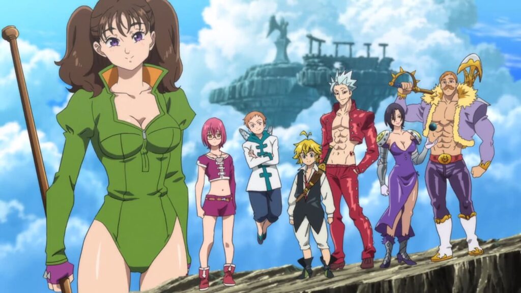 seven deadly sins all anime characters team