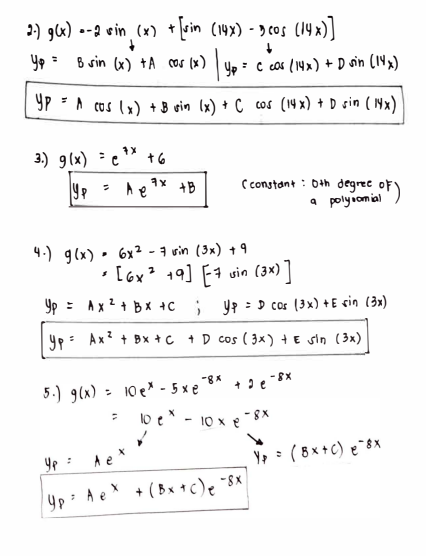 Solve differential equation:

g(x) = -2 sin (x) + sin (14x) - 3 cos (14x)

<p>g(x) = 6x^2 - 7 sin (3x) +9</p>
